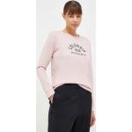Női Klasszikus Feliratos Rózsaszín Columbia Kereknyakú Feliratos pólók XS-es 