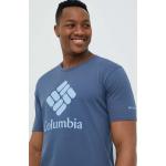 Férfi Sportos Elasztán Kék Columbia Pólók Fenntartható forrásból S-es 