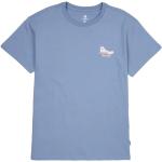 Női Lezser Feliratos Dzsörzé Kék Converse Chuck Taylor Feliratos pólók akciósan M-es 