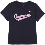 Női Lezser Leopárdmintás Fekete Converse Pólók akciósan S-es 