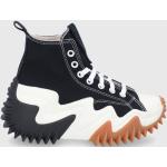 Férfi Lezser Textil Fekete Converse Run Star Motion Magasszárú tornacipők Fűzős kapoccsal 38-as méretben 