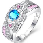 Női Cink Kék Izmael Gyűrűk 52 