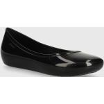 Női Gumi Fekete Crocs Balerina cipők 38-as méretben 