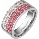 Női Rózsaszín Nemesacél gyűrűk Rozsdamentes acélból 50 