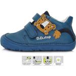Fiú Leopárdmintás Gumi Kék D.D.Step Tépőzáras félcipők 30-as méretben 