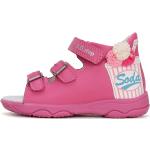 Baba Lezser Gumi Rózsaszín D.D.Step Nyári cipők Tépőzáras kapoccsal 24-es méretben 