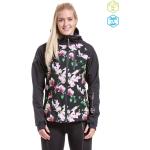 Női Virágos Poliészter Fekete Meatfly Bélelt Softshell kabátok - Vízálló 