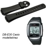 DB-E30-1 Casio fekete műanyag szíj