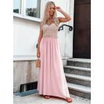 Női Viszkóz Világos rózsaszín árnyalatú Hosszú szoknyák Egy méretű 