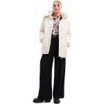 Női Poliamid Fehér Desigual Átmeneti & Tavaszi kabátok akciósan XL-es 