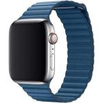 DEVIA Apple watch Elegant Leather Loop 42/44 mm óraszíj - kék