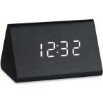 Digitális asztali óra Fekete PVC Fa MDF (11,7 x 7,5 x 8 cm) MOST 11609 HELYETT 7449 Ft-ért