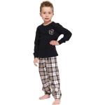 Lány Lezser Kockás Gumi Fekete Gyerek pizsamák 110-es méretű 
