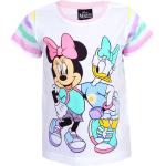 Lány Csíkos Színes DISNEY Mickey Mouse és barátai Minnie Mouse Egér motívumos Gyerek rövid ujjú pólók 