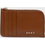 Designer Női Bőr Barna DKNY DKNY Active Cipzáras pénztárcák 