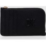 Designer Női Poliészter Fekete DKNY DKNY Active Bélelt Cipzáras pénztárcák 