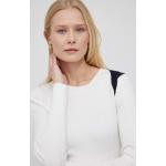 Designer Női Hosszú Nylon Fehér DKNY DKNY Active Hosszu ujjú Kereknyakú Téli divat cikkek XS-es 