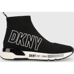 Designer Női Lezser Textil Fekete DKNY DKNY Active Tornacipők 36-os méretben 