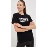 Designer Női Feliratos Fekete DKNY DKNY Active Kereknyakú Feliratos pólók M-es 