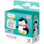 Dodo 16 db-os Színezhetõ kétoldalas puzzle - Pingvin (300122)