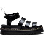 Női Klasszikus PVC Fekete Dr. Martens Blaire Nyári cipők - max. 3 cm-es sarokkal akciósan 
