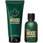 Férfi Dsquared2 Green Wood Fás illatú Tusfürdők Ajándékcsomagok 100 ml 