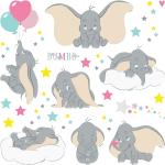 Dumbo Falra szerelhető Állatos falmatricák akciósan 