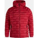 Férfi Piros Peak Performance Szennyeződés-ellenálló anyagból Sportos kabátok Fenntartható forrásból - Vízálló - Szélálló S-es 