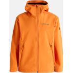 Férfi Lezser Soft shell Narancssárga Peak Performance Téli Softshell kabátok - Vízálló - Lélegző M-es 