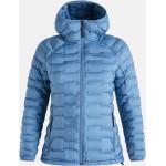 Női Kék Peak Performance Szennyeződés-ellenálló anyagból Sportos kabátok Fenntartható forrásból - Vízálló - Szélálló S-es 