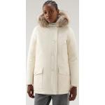 Női Klasszikus Szőrme Fehér WOOLRICH Parka kabátok - Szélálló XL-es 
