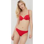 Női Elasztán Piros Emporio Armani Bélelt Bikinik XS-es 
