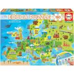 Educa 150   darabos  Európa motívumos Puzzle-k 7 - 9 éves korig 