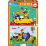 Educa Állatos motívumos Puzzle-k 3 - 5 éves korig 