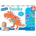 Educa Dinoszauroszok Puzzle-k 2 - 3 éves korig 