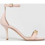 Designer Női Elegáns Bőr Rózsaszín Elisabetta Franchi Tűsarkú cipők akciósan 38-as méretben 