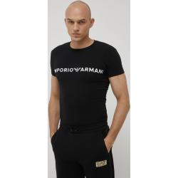 Emporio Armani Underwear t-shirt fekete, férfi, nyomott mintás