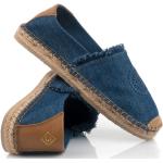 Női Lezser Bőr Kék Gant Lélegző Espadrille cipők Fenntartható forrásból 36-os méretben 