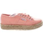 Női Rózsaszín SUPERGA Espadrille cipők - 3-5 cm-es sarokkal 