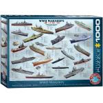 EuroGraphics 1000 db-os puzzle - WWII Warships (6000-0133)