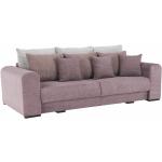 Extra tágas kanapé, lila, õreg rózsaszín, bézs színű, GILEN BIG SOFA