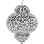 Vintage Virágos Ezüst Ezüst Beliani Dekor lámpák akciósan 