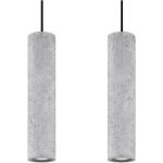 Fadre beton függõlámpa, hosszúság 34 cm - Nice Lamps