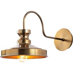 Fali lámpa 42 cm, matt arany | BERCESTE