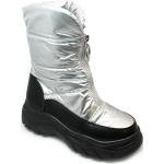 Női Műbőr Ezüst Téli cipők akciósan 36-os méretben 