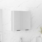 Modern Fa Fehér Fürdőszoba szekrények 