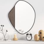 Minimalista Üveg Falra szerelhető Tükrök 50 cm átmérővel 