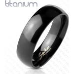 Fényes Fekete Ekszer eshop Titánium gyűrűk 49 