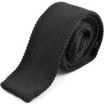 Férfi Klasszikus Poliészter Fekete Téli Nyakkendők 