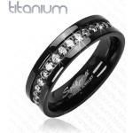 Fekete Ekszer eshop Titánium gyűrűk 52 